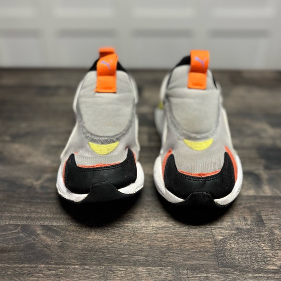 Puma Orange and Yellow Sneakers with Slip-On Design - Picture 3 of 6